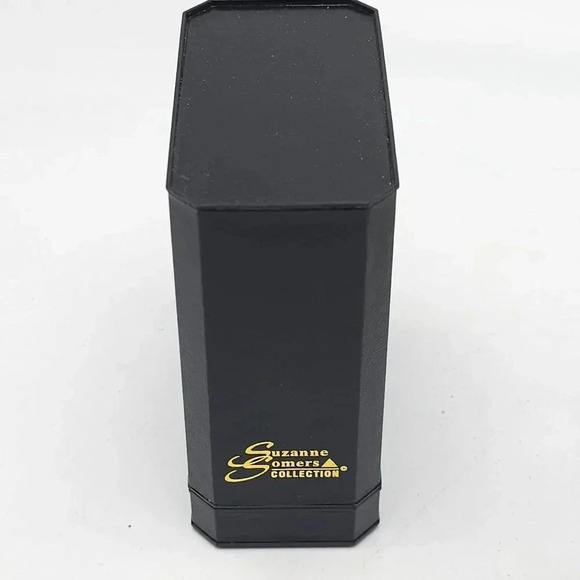 Suzanne Somers Collection Women Quartz Watch Rhinestone Pink Silicone Strap - Picture 5 of 5